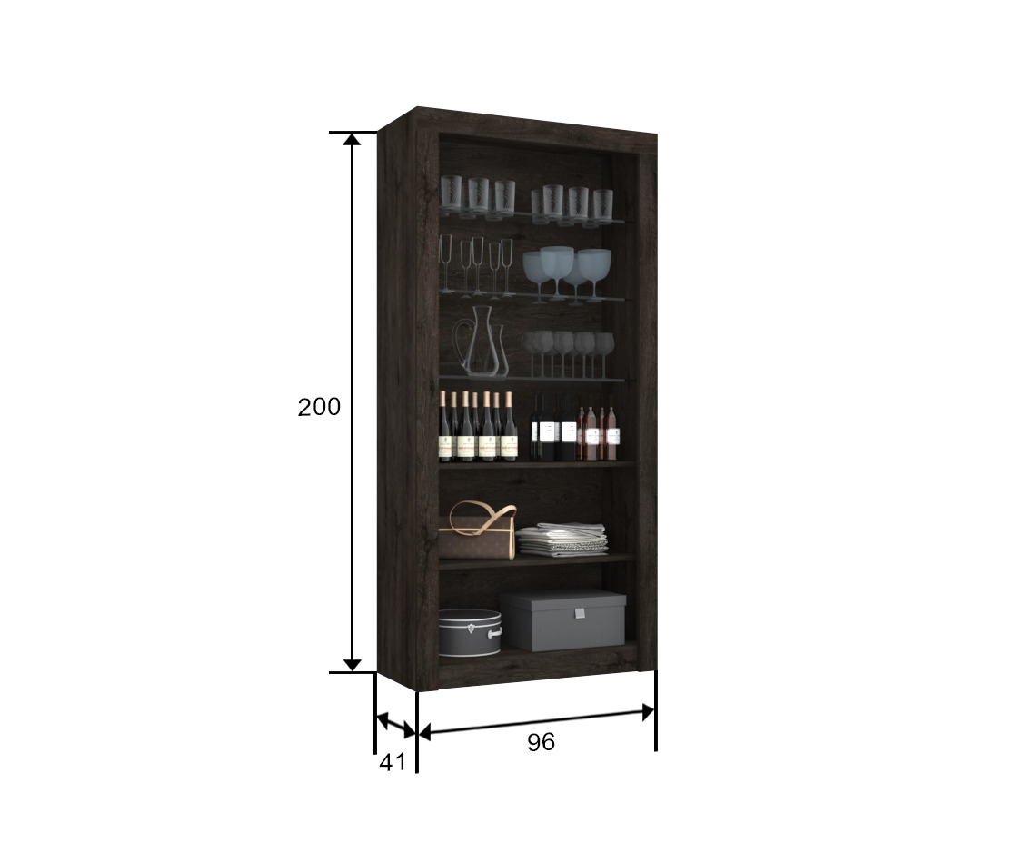 FÁRAÓ "F9" VITRINES SZEKRÉNY - Image 2